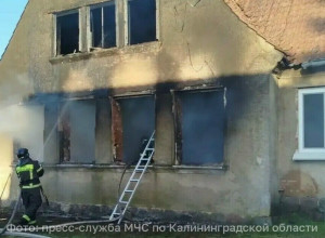 В поселке Гусево Правдинского района при пожаре в доме погиб мужчина