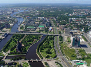 Калининград с высоты: архивные кадры 2005 года