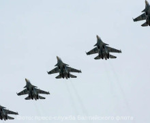 Экипажи Су-30СМ2 Балтийского флота отработали удары по наземным целям на учениях