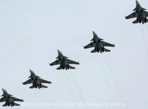 Экипажи Су-30СМ2 Балтийского флота отработали удары по наземным целям на учениях
