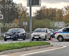 На Московском проспекте в Калининграде произошло ДТП с перевернувшимся автомобилем