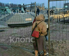 На Философском мосту в Калининграде частично демонтировали покрытие и ограничили проход