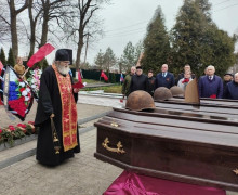 В Приморске состоялось перезахоронение останков красноармейцев