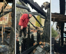 Две семьи в поселке Чехово лишились жилья из-за масштабного пожара