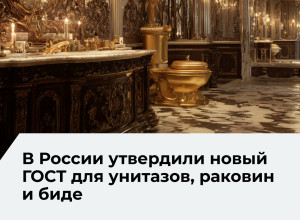 Новый ГОСТ для керамической сантехники вступит в силу с 1 июня 2026 года