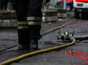 В Полесском районе произошёл пожар в жилом доме, эвакуировано шесть газовых баллонов