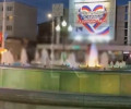 На площади Победы в Калининграде трое молодых людей устроили купание в фонтане