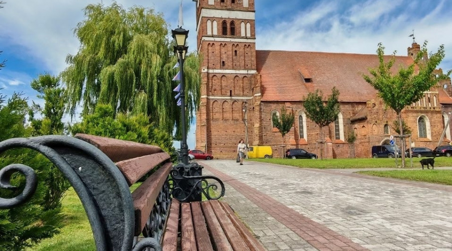 Готическая кирха в Правдинске: подъём на башню и панорама города