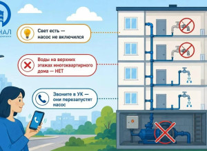 Что делать, если после отключения света на верхних этажах дома пропала вода
