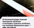 В Калининграде нетрезвые супруги оказались в колодце и не могли выбраться