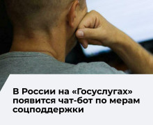 Правительство утвердило порядок информирования о мерах соцподдержки через чат-бот на «Госуслугах»