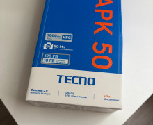Продам новый TECNO Spark 50 (6/128 ГБ), синий