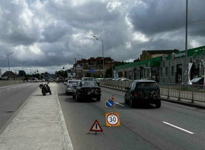 В Гурьевском районе мотоциклист пострадал в столкновении с иномаркой