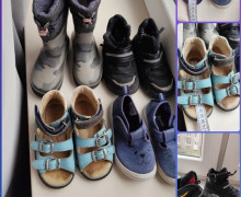 Много детской одежды и обуви