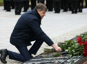 В Калининграде после реконструкции открыли мемориальный комплекс на Комсомольской