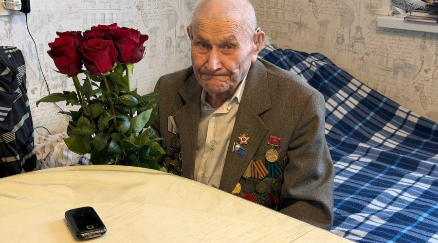 Ветеран Великой Отечественной войны Зия Салихович Салихов отметил памятную дату