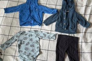 Пакет вещей для новорождённого мальчика (0-2 месяца)