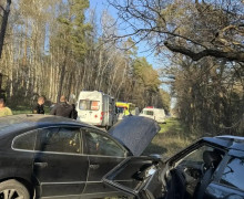 На Балтийском шоссе в Светловском районе произошло ДТП с участием четырех автомобилей