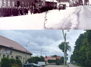 Вальдау: исторический снимок у гостиницы и трактира Грэбера