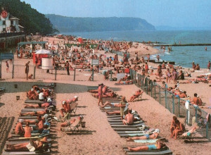 Пляж Светлогорска в 1975 году