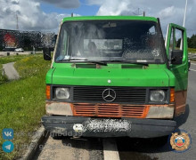 В Калининграде установили владельца грузовика с техническими неисправностями
