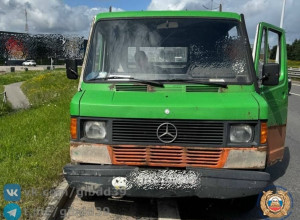 В Калининграде установили владельца грузовика с техническими неисправностями