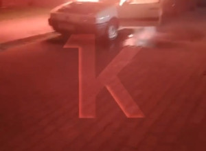 В Калининграде подержанный автомобиль загорелся во время осмотра покупателем