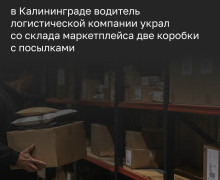 В Калининграде полиция раскрыла хищение посылок со склада маркетплейса на улице Камской