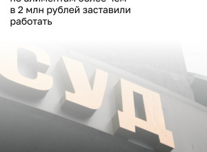 Жительницу Советска с долгом по алиментам в два миллиона рублей отправили на принудительные работы