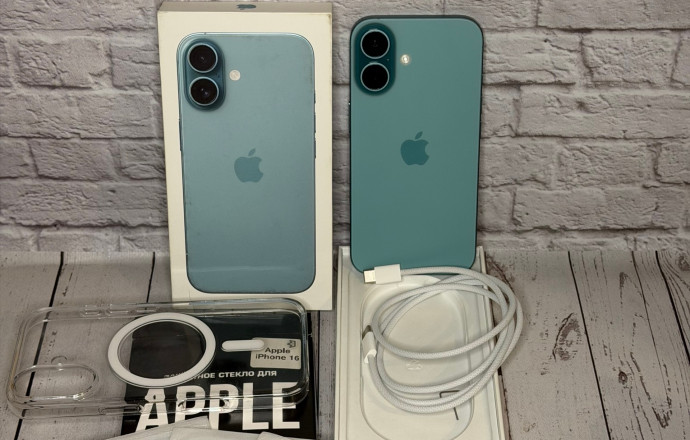 iPhone 16 128GB бирюзовый