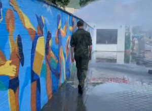 На Северном вокзале в Калининграде произошла утечка воды