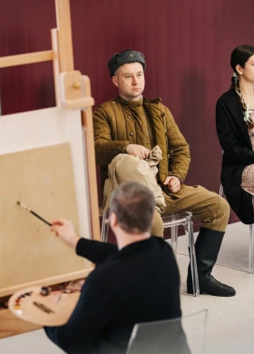 В Калининграде прошёл мастер-класс по портретной живописи