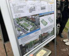 Сроки благоустройства сквера на Ленинском проспекте в Калининграде сдвинулись