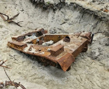 На Балтийской косе найден немецкий лёгкий танк «Рысь» времён Второй мировой войны
