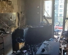 В Калининграде на Батальной улице произошёл пожар в квартире