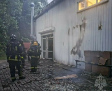Пожар в магазине мототехники на Дадаева ликвидирован