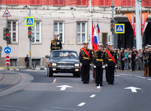 На площади Победы в Калининграде прошёл парад в честь 81-й годовщины Победы