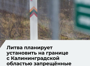Литва анонсировала создание минных полей на границе с Калининградской областью в рамках проекта ЕС