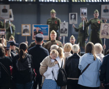 На Южном вокзале Калининграда «Эшелон Победы» встретили концертом