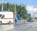 На перекрёстке Емельянова и окружной столкнулись два автомобиля