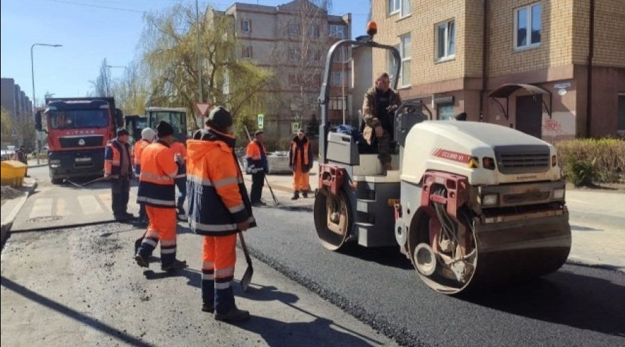 Первый этап капремонта улицы Летней в Калининграде подходит к завершению