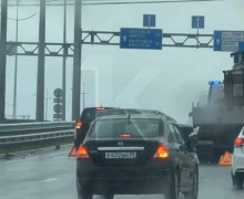 Массовое ДТП на Окружной в Калининграде: столкнулись четыре автомобиля