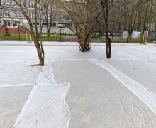 Ремонт двора на набережной Трибуца в Калининграде завершён