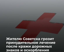 В Советске суд рассмотрит дело о принудительном лечении местного жителя, похитившего дорожные знаки