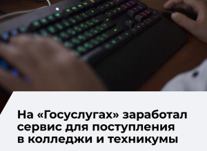 На портале «Госуслуги» запустили сервис для поступления в колледжи и техникумы