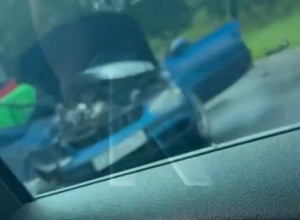 Утром на выезде из Калининграда произошло столкновение двух автомобилей