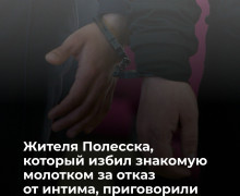 Житель Полесска осуждён на 11 лет за насилие и покушение на убийство знакомой