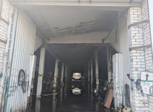 В Полесске ликвидировали возгорание в гараже