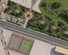 Власти показали, как планируют обновить сквер в центре Балтийска