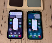iPhone 16 128GB в бирюзовом и черном цвете